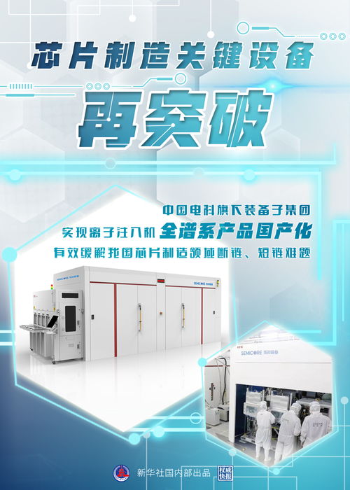 芯片制造關鍵設備再突破，離子注入機實現全譜系國產化